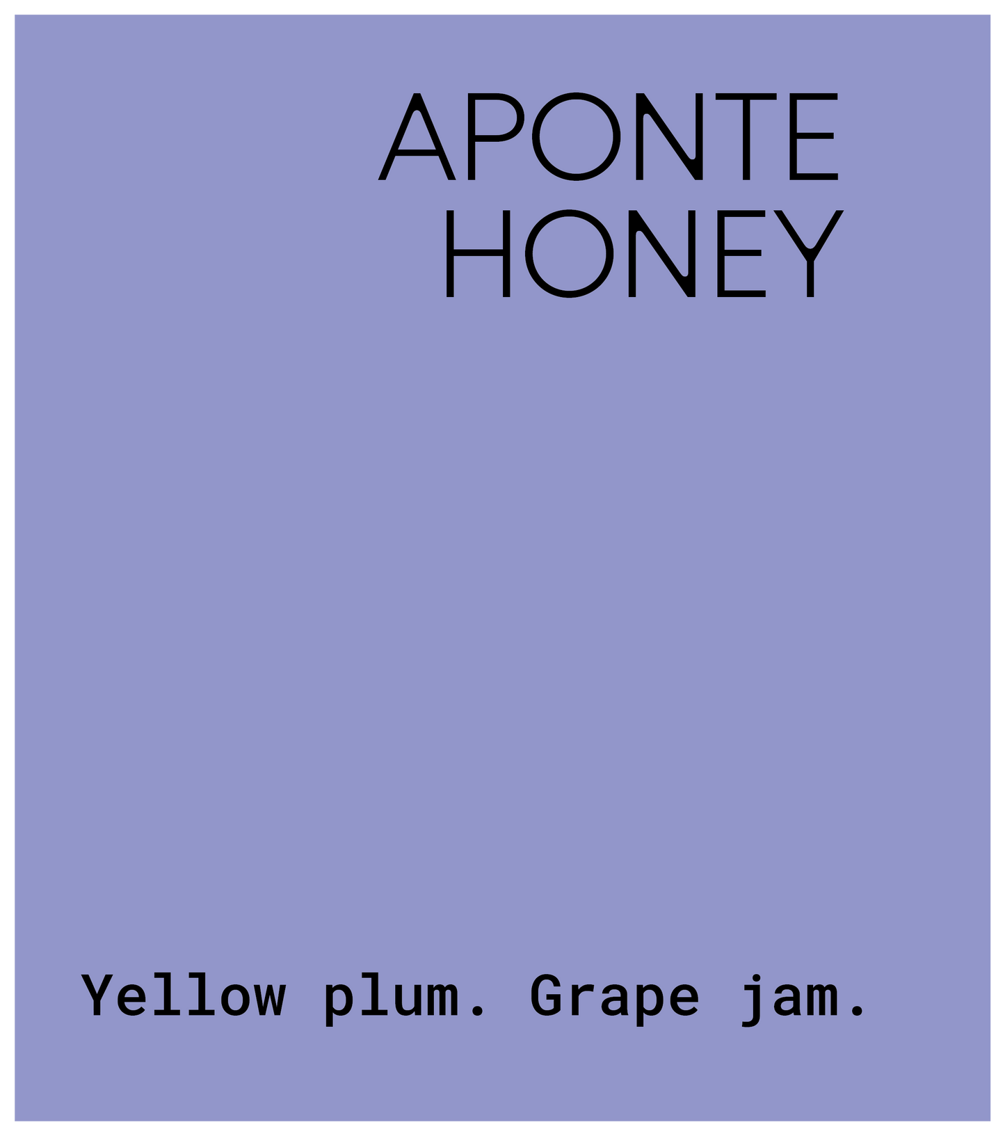 Aponte honey - Colombia